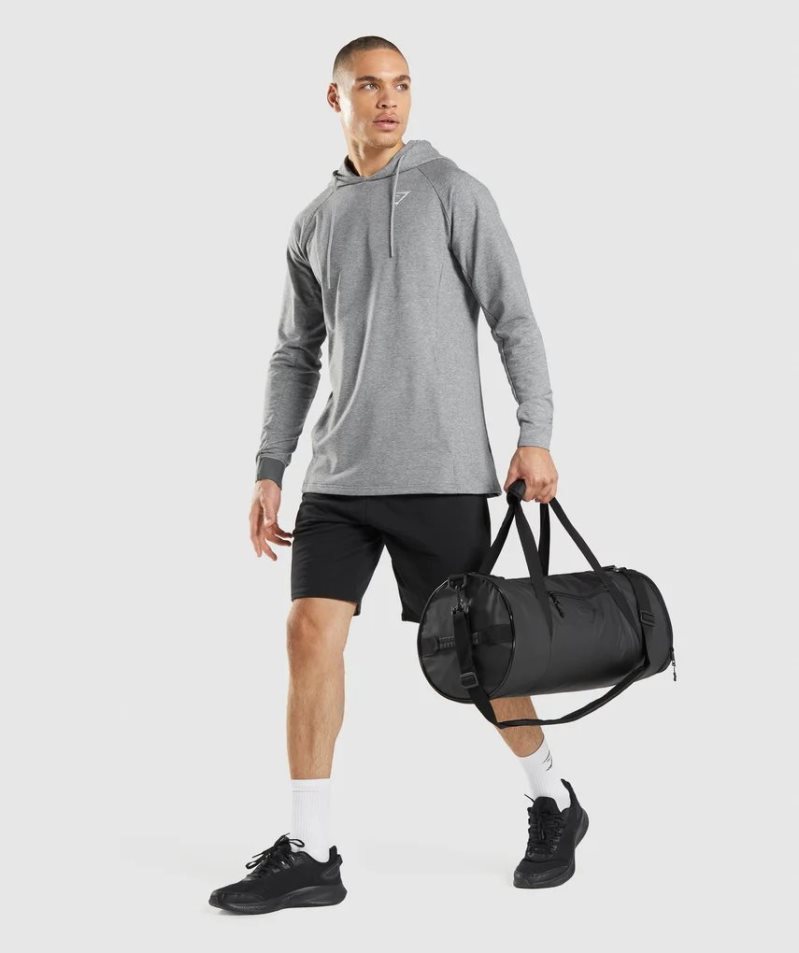 Gymshark Barrel Sports Bag Black | CA 16570A